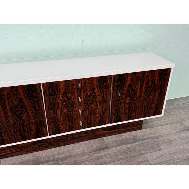 Brown Vintage Rosewood Sideboard from Mignon Mobel, Germany, 1970s For Sale - Image 8 of 18