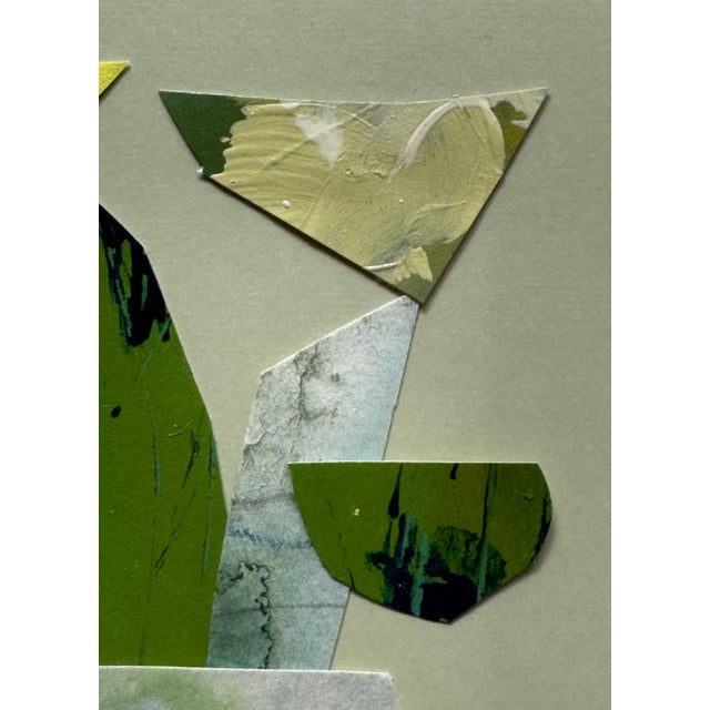 "Petal 4" Original Mixed-Media Collage on Paper by Zac Woodiel For Sale - Image 4 of 10