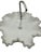 1950’s Fenton Milk Glass Bon Bon Dish With Silver Crest Rim and Metal Handle For Sale - Image 10 of 10