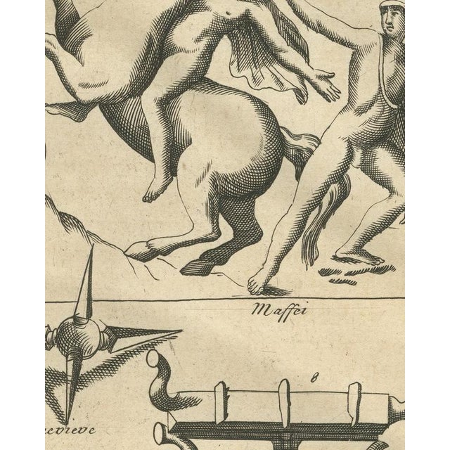 18th Century Montfaucon, Roman Military Standards, Eagle and War Horns, 1722, Engraving For Sale - Image 5 of 8