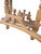 Brown Early 20th Century Jacobean Revival Quarter-Sawn Tiger Oak 6-Leg Extension Dining Table For Sale - Image 8 of 18