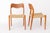Vintage Danish Model 71 Chairs in Teak by Niels Otto Møller for J.L. Møllers, 1960s, Set of 6 For Sale - Image 12 of 15