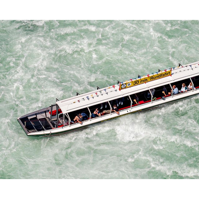 "AV_Rhine_Falls_005" Contemporary Aerial View Limited Edition Photograph by Bernhard Lang For Sale - Image 4 of 5