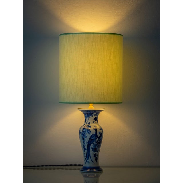 Metal Chinoiserie Bird Table Lamps from Royal Delft, 1979, Set of 2 For Sale - Image 7 of 11