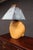Mid 20th Century Mid Century Modern Oversized Live Edge Wood Table Lamp With Patinated Copper Shade For Sale - Image 11 of 12