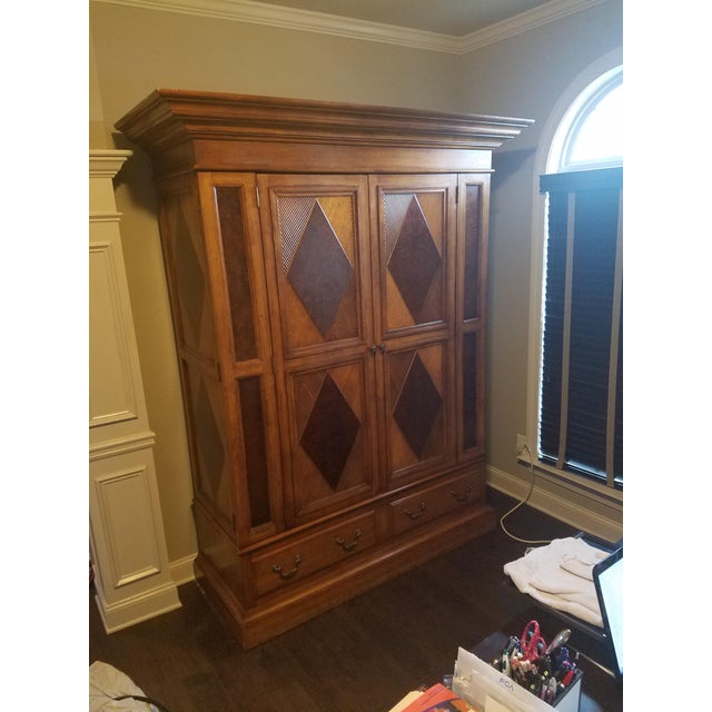 Alexander Julian Neoclassical Armoire Chairish