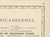 Paper Antique Map of Philadelphia with Delaware River Piers from Rand McNally, 1899 For Sale - Image 7 of 12