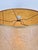 Ivory Vintage Organic Ribbed Plaster Table Lamp, 1970s For Sale - Image 8 of 9