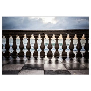Snob Mine Olivari / EyeEm, Railing on Promenade at Mascagni Terrace, Photographic Paper For Sale