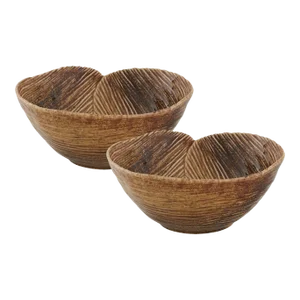 Bordallo Pinheiro Bananas from Madeira Salad Bowls, 61 oz, Set of 2