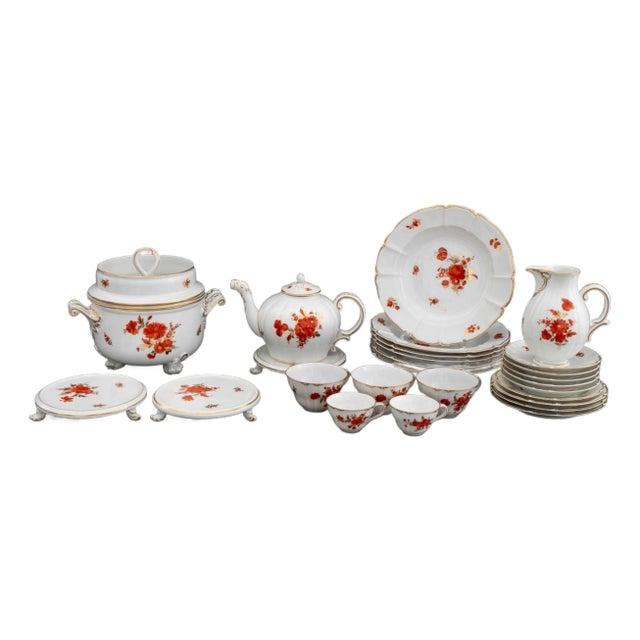 Nymphenburg Porcelain Partial Dinner Service, 25 For Sale