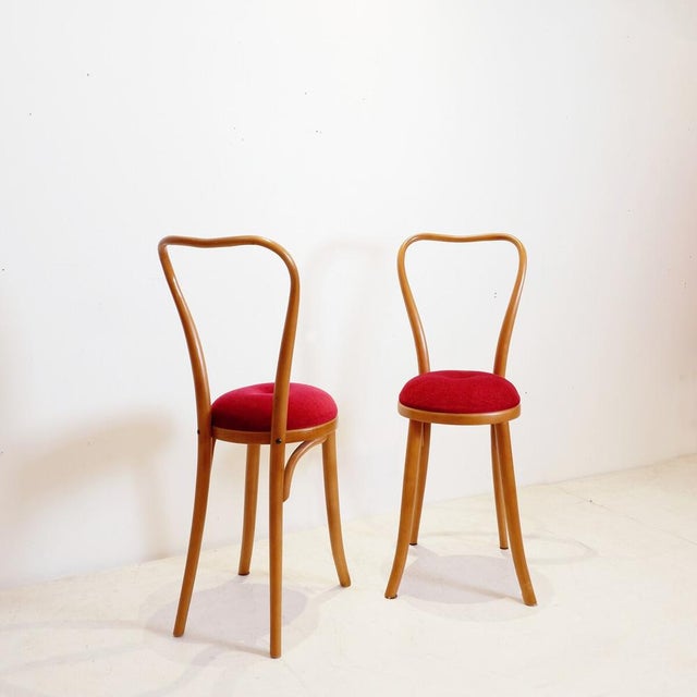 Mid-Century Modern Bentwood Side Chairs, 1960s, Set of 2 For Sale - Image 3 of 6