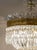 Vintage Empire Style Bohemian Crystal Ceiling Light, 1940s For Sale - Image 6 of 12