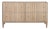 Matthew Izzo Home Angus Cerused Oak Four Drawer Fluted Detail Chest of Drawer With Brass Knobs For Sale