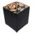 Shabby Chic Velvet Handmade Ottoman For Sale - Image 10 of 10
