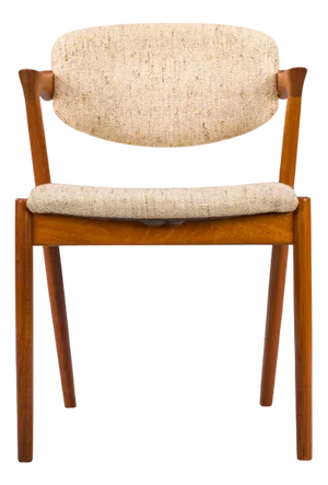 Mid-Century Modern Teak Model 42 Chair by Kai Kristiansen for Schou Andersen, 1960s