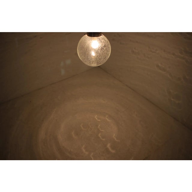 Large Vintage Czech Glass Pendant, 1970s For Sale - Image 6 of 10