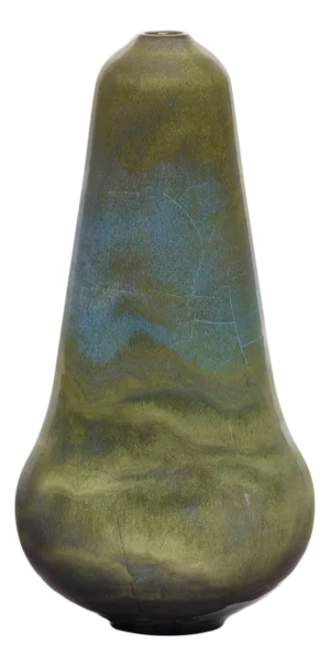 Gertrud and Otto Natzler Rare Mariposa Glaze Vase Form, 1963
