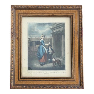 Vintage Print from Francis Wheatley "Cries of London" "Do you want any matches?" For Sale