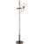 Modern J. Randall Powers by Visual Comfort Signature Hargett Bridge Arm Floor Lamp in Bronze with Linen Shade For Sale - Image 3 of 3