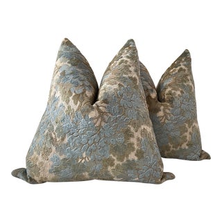 Cowtan and Tout “Walden“ in Sky Pillows- a Pair For Sale