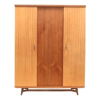 Vintage 3-Door Wardrobe, 1960s For Sale