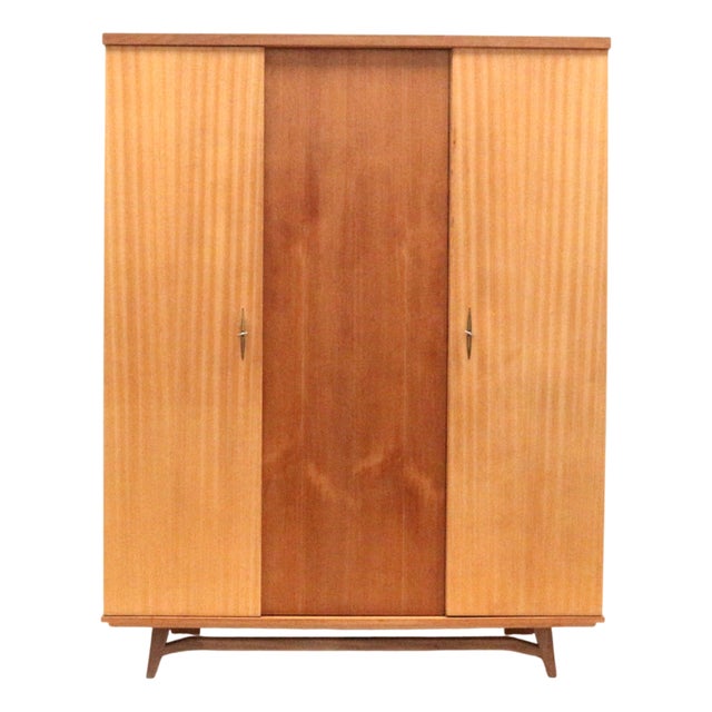 Vintage 3-Door Wardrobe, 1960s For Sale