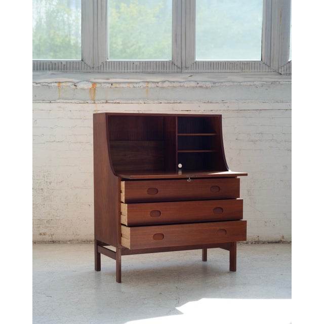 1950s Danish Secretary's Desk For Sale - Image 5 of 12