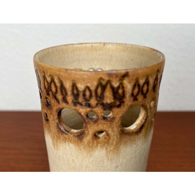 Ceramic Mid-Century Modern Danish Studio Pottery Vase from Stougaard Keramik, 1960s For Sale - Image 7 of 14