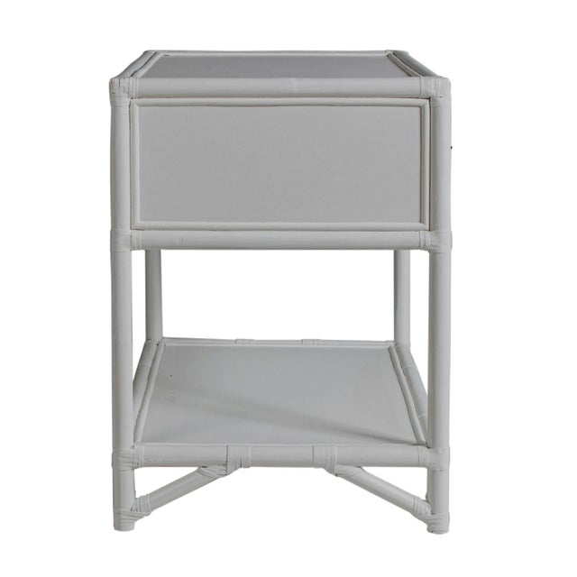Not Yet Made - Made To Order Olympia One-Drawer Nightstand in Light Gray For Sale - Image 5 of 6