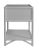 Not Yet Made - Made To Order Olympia One-Drawer Nightstand in Light Gray For Sale - Image 5 of 6