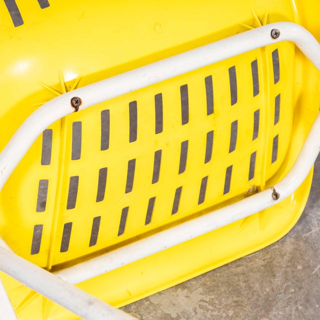 Italian Yellow Stacking Chairs, 1970s, Set of 4 For Sale - Image 10 of 18