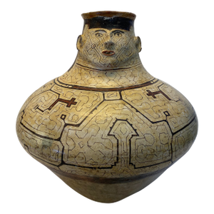 Monumental Amazonian Shipibo-Conibo Anthropomorphic Pottery Vessel
