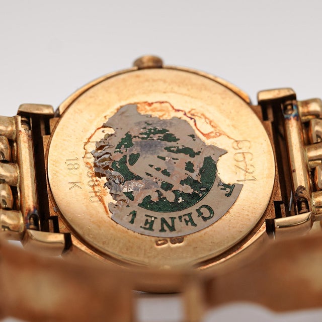 Vintage Rolex Cellini 6621 18k Yellow Gold White Dial Quartz Bracelet Watch For Sale In Miami - Image 6 of 9