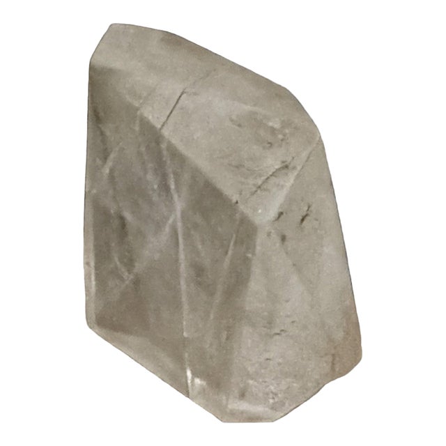 Hand-Faceted Vintage Acrylic "Faux Crystal" Sculpture For Sale