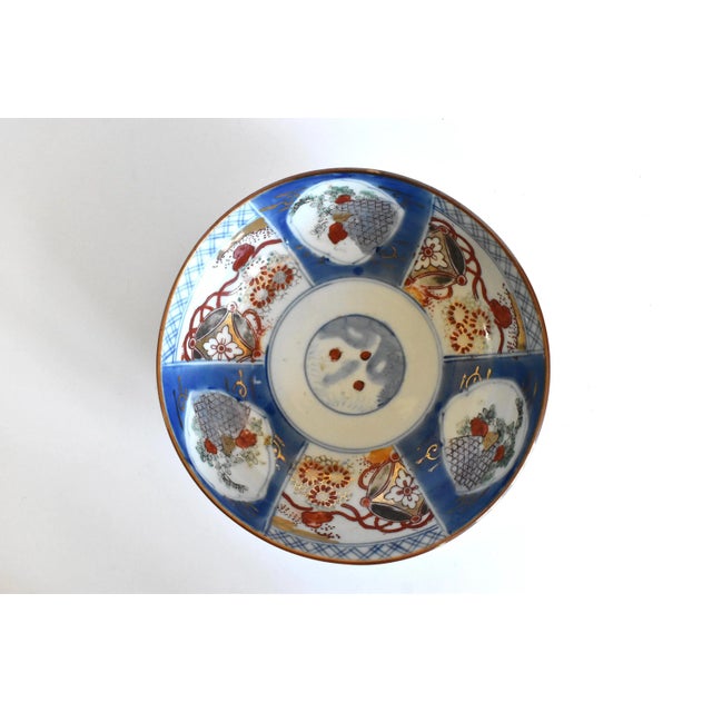 Ceramic Antique 19th Century Japanese Imari Bowl For Sale - Image 7 of 13