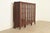 Charles Limbert Stickley Brothers Style Antique Mission Oak Arts & Crafts Glass Front Triple Bookcase, Circa 1910 For Sale - Image 4 of 11