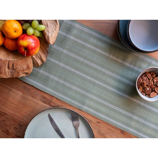 Early 21st Century Japanese Ceremonial Silk Table Runner by Renaras For Sale - Image 5 of 6