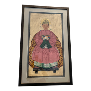 Antique Chinese Portrait Painting