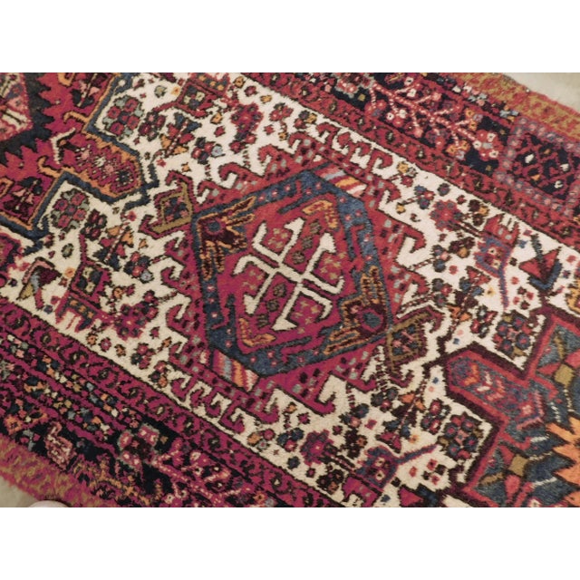Textile 1940s Vintage Persian Runner Rug For Sale - Image 7 of 13