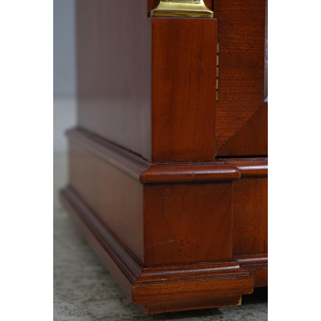 Baker French Empire Cherry Flip Top Bar Cabinet For Sale - Image 13 of 18