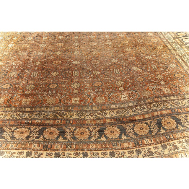 Persian Oversized Antique Persian Bibikabad Rug For Sale - Image 3 of 7