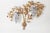 Large Golden Bell Flower Pioggia Doro Wall Lamp attributed to Hans Kögl, 1970s For Sale - Image 9 of 13