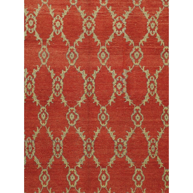 1940s Vintage Circa 1940 Turkish Red Anatolian Area Rug, 5'8 X 10'7 For Sale - Image 5 of 6