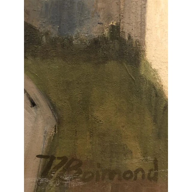 Modern Jean-Jacques Boimond, Rue Maître Cornille, Oil on Wood, Framed For Sale - Image 3 of 9