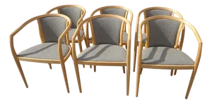 Late 20th Century Keilhauer Arm Chair - Set of 9