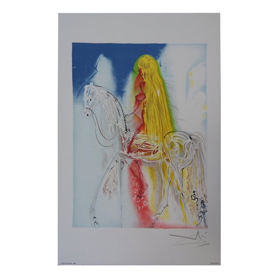 Salvador Dali, Horses, Lady Godiva, Lithograph For Sale