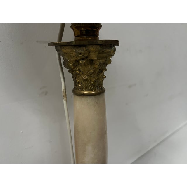 Antique Marble and Bronze Oil Lamp Base, 1800s For Sale - Image 16 of 17