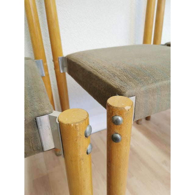 Vintage Dining Chairs by Miroslav Navratil, Former Czechoslovakia, 1970s, Set of 4 For Sale - Image 9 of 18