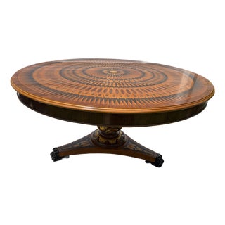 Late 20th Century Italian Handcrafted Center Hall / Dining Table For Sale